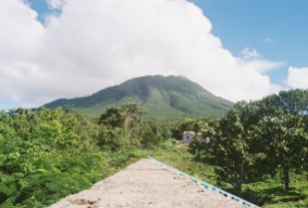 Nevis Peak. An extinct volcano